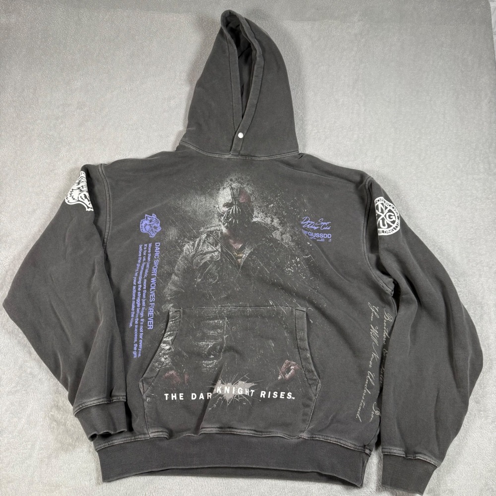 Darc Sport Hoodie Mens M Black The Dark Knight Rises Bane Limited 536/1000